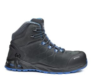 Veiligheidsschoen / werkschoen Kaptiv K-Road Top Blauw zijaanzicht van Base bij Elmatho Werkschoenen Hoevelaken