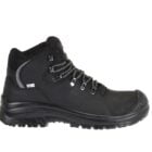 Veiligheidsschoen / werkschoen Endurance Corvara Zwart Zijaanzicht van Sixton bij Elmatho Werkschoenen Hoevelaken