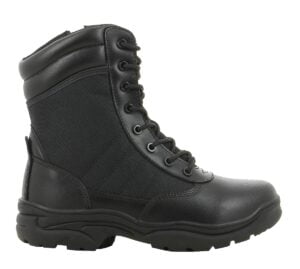 Veiligheidsschoen / werkschoen Tactical Tactic Zwart zijaanzicht van Safety Jogger bij Elmatho Werkschoenen Hoevelaken