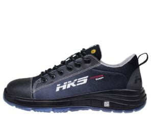 HKS Maxi Black Werkschoen Laag zijaanzicht bij Elmatho Werkschoenen Hoevelaken