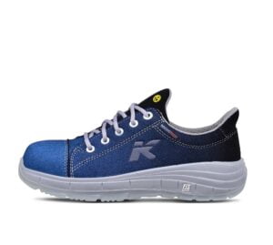 HKS Maxi Blue Werkschoen Laag zijaanzicht bij Elmatho Werkschoenen Hoevelaken